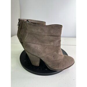 STEVE MADDEN "Arrena" Leather Suede Tan Boots Booties Size 10M